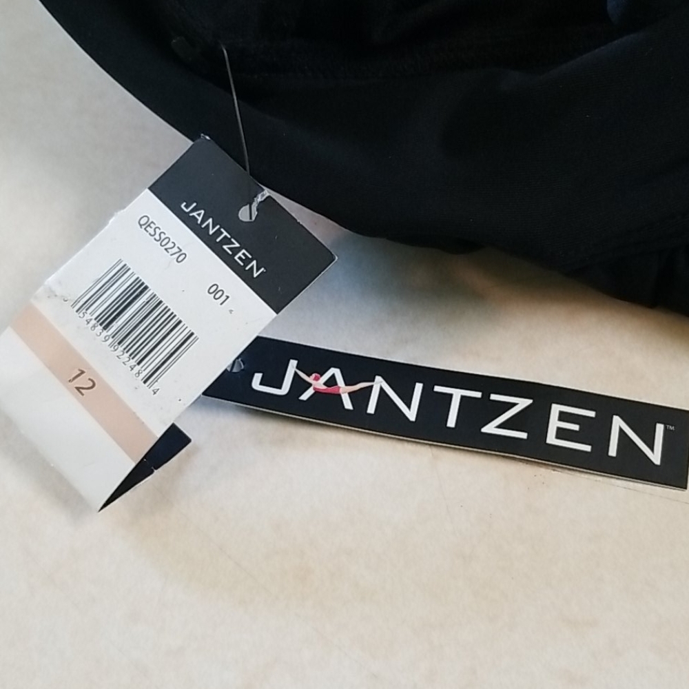 🎈SOLD🎈NWT Jantzen Black Glam Jeweled Swimsuit 12 - Picture 10 of 11